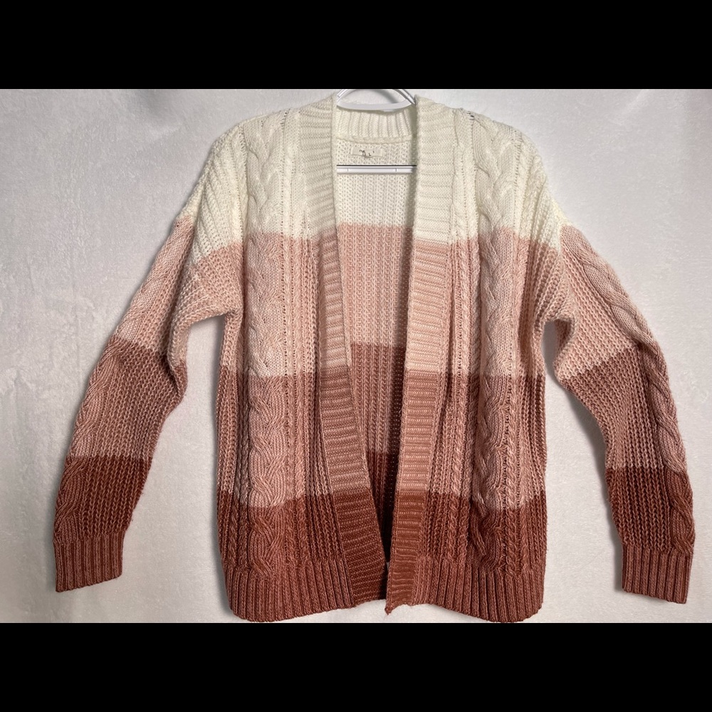 Maurices Wide Striped Cardigan